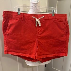TORRID Womens Red Pull On Casual Tie Front Shorts Size 3 Spring Summer